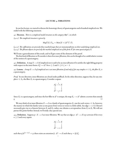 Fibrations of Simplicial Sets (Lecture 9).